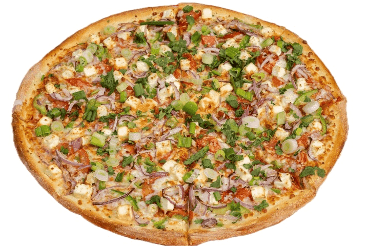 Spicy Paneer Curry Pizza